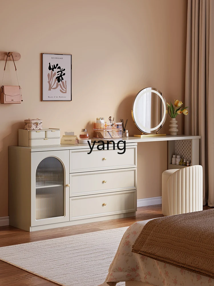 LH dresser chest integrated cream style modern simple corner solid wood makeup table
LH dresser chest integrated cream style modern simple corner solid wood makeup table