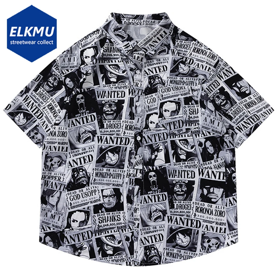 Cartoon Graphic Shirts Japanese Harajuku Shirts Men's Summer Loose Casual Short Sleeve Shirts Button Up Blouse Tops
Cartoon Graphic Shirts Japanese Harajuku Shirts Men's Summer Loose Casual Short Sleeve Shirts Button Up Blouse Tops