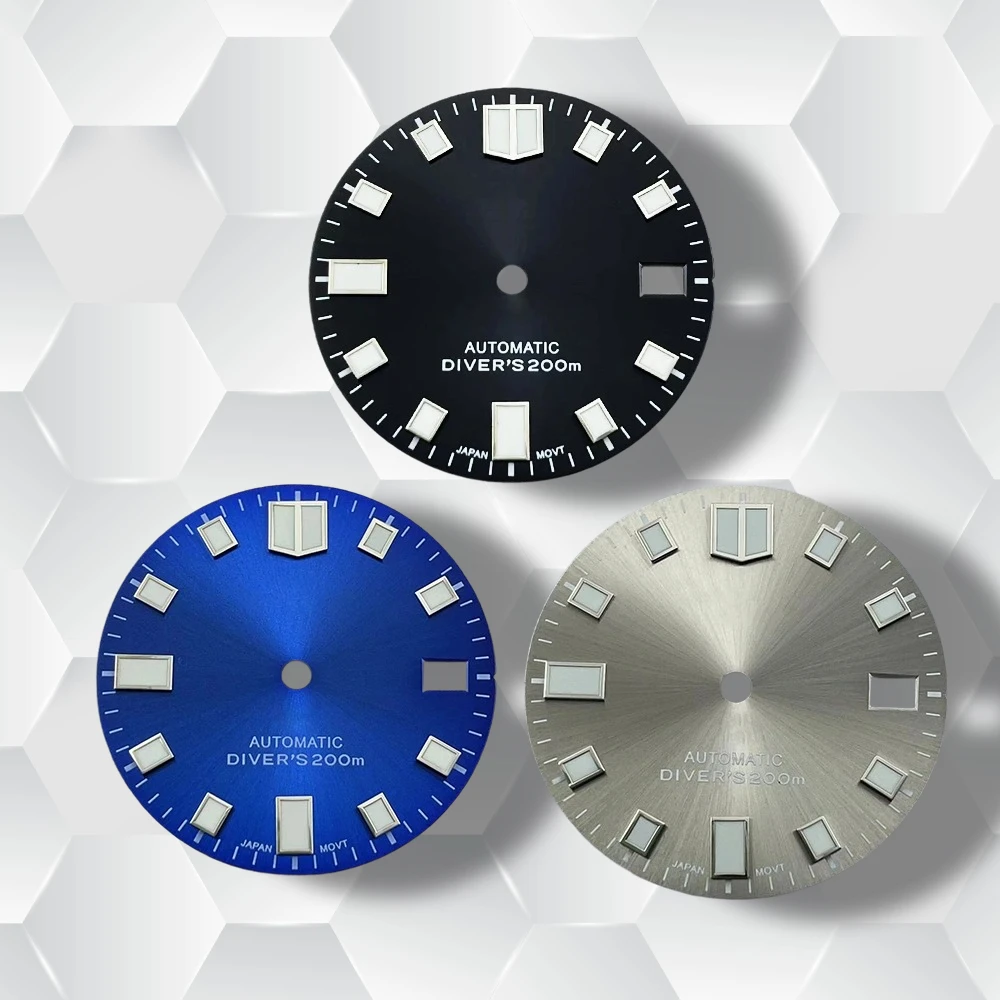28.5mm S Logo Dial Suitable for NH35/NH36/4R/7S Movement C3 Strong Green Luminous High-Quality Watch Modification Accessories
28.5mm S Logo Dial Suitable for NH35/NH36/4R/7S Movement C3 Strong Green Luminous High-Quality Watch Modification Accessories