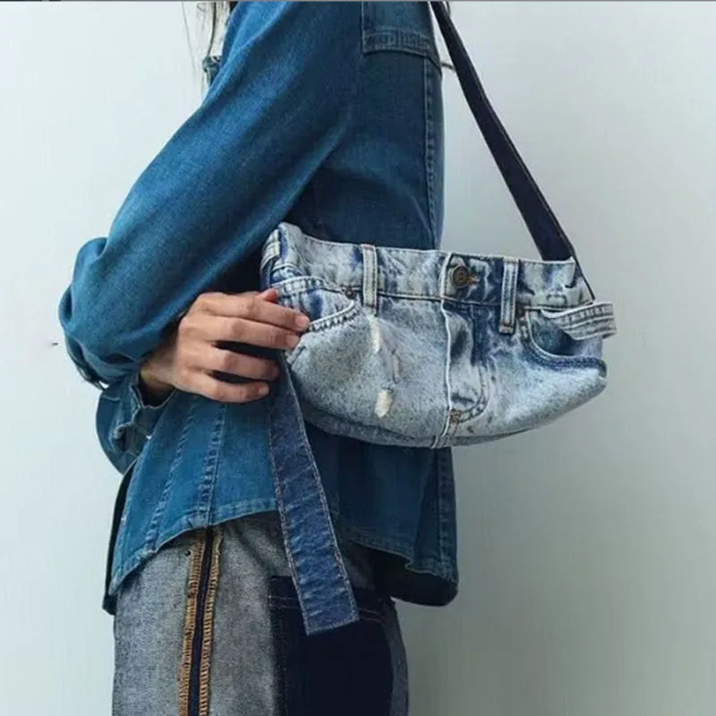 Retro denim underarm bag women bag 2024 new blue patchwork fashion women handbag shoulder bag
Retro denim underarm bag women bag 2024 new blue patchwork fashion women handbag shoulder bag