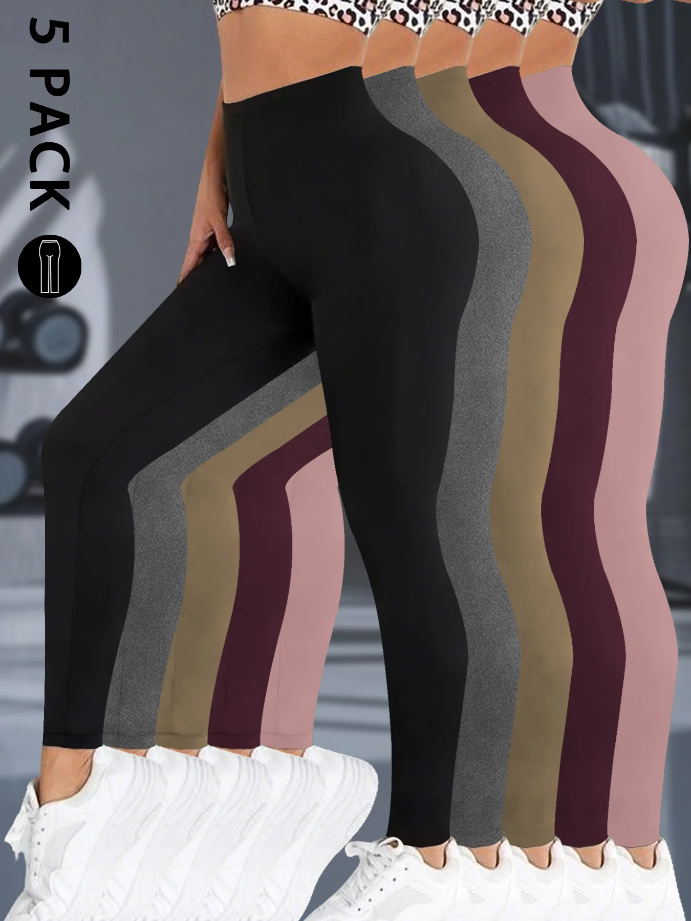 5 pack Women'S Super Soft Leggings,High Stretchy No See Through Pants,for Casual Attire, All-Season
5 pack Women'S Super Soft Leggings,High Stretchy No See Through Pants,for Casual Attire, All-Season