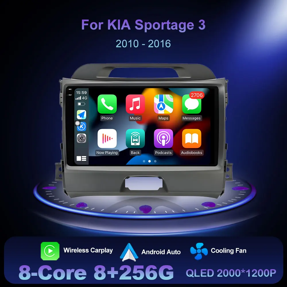 Android Intelligent System 9 ''Car Multimedia Radio Player for KIA Sportage 3 2010 - 2016 GPS Navi 4G WiFi BT Auto Accessories
Android Intelligent System 9 ''Car Multimedia Radio Player for KIA Sportage 3 2010 - 2016 GPS Navi 4G WiFi BT Auto Accessories