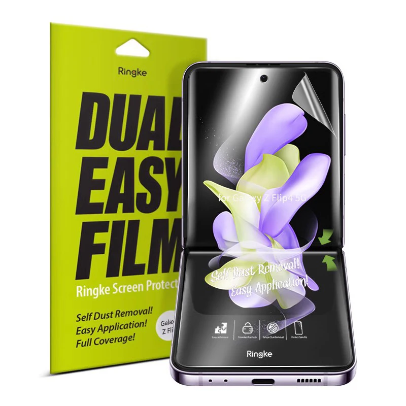 Ringke Full Cover Back Screen Protector Protective Film For Samsung Galaxy Z Flip4 Clear Premium Front Inside Screen Protector
Ringke Full Cover Back Screen Protector Protective Film For Samsung Galaxy Z Flip4 Clear Premium Front Inside Screen Protector