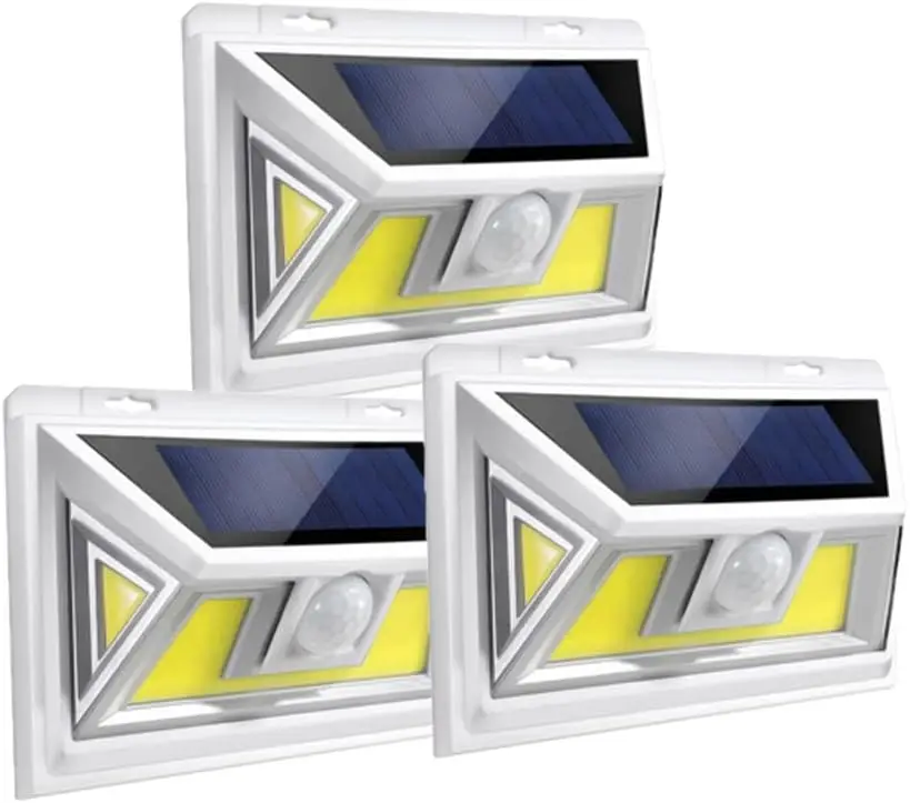 Upgrade with Magnet 3Pack Solar Motion Sensor Lights, Ultra Bright Outdoor Lights, 270 ° Wide Angle Waterproof Safety Lights
Upgrade with Magnet 3Pack Solar Motion Sensor Lights, Ultra Bright Outdoor Lights, 270 ° Wide Angle Waterproof Safety Lights