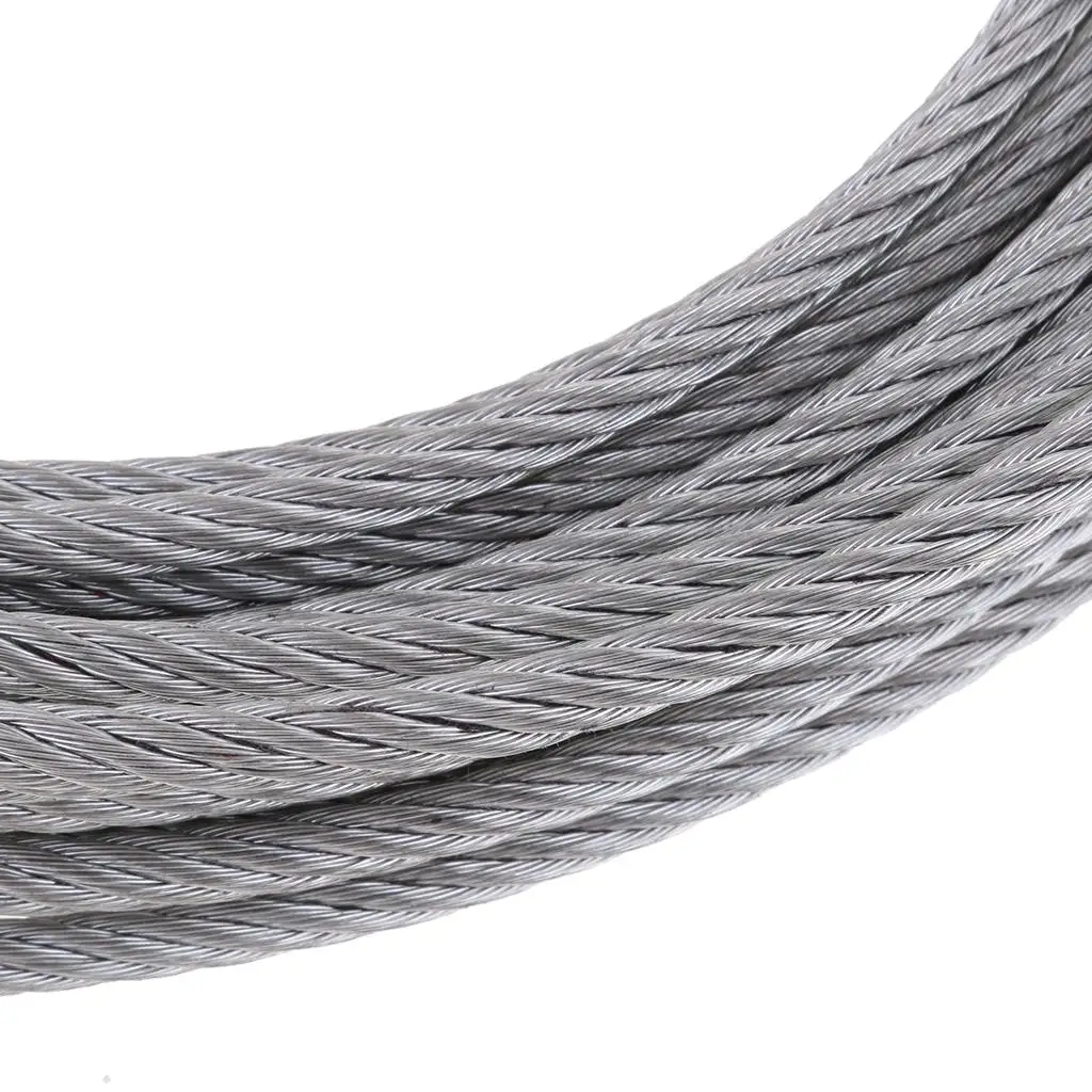 High Strength Boat Trailer Cable Galvanized Wire Rope with Secure Hook for Boat Supplies Stainless Steel Fittings
High Strength Boat Trailer Cable Galvanized Wire Rope with Secure Hook for Boat Supplies Stainless Steel Fittings