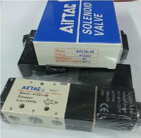 NEW Taiwan Original authentic Solenoid Valve, Pneumatic Control Valve 4V210-08 AC220V
NEW Taiwan Original authentic Solenoid Valve, Pneumatic Control Valve 4V210-08 AC220V