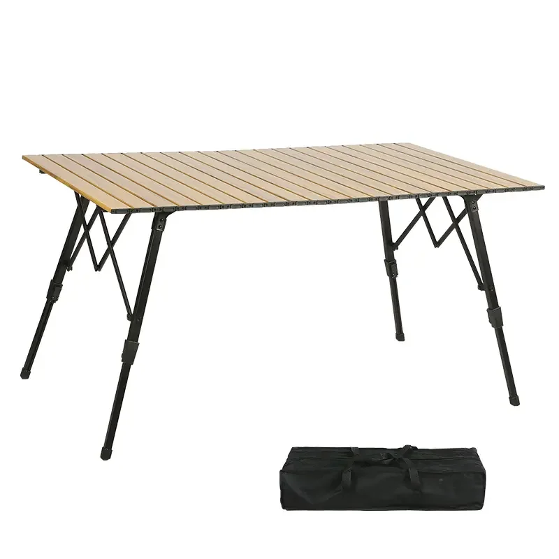 Wholesale Lightweight Aluminum Alloy Folding Table Modern Outdoor Portable Wood Grain Roll Camping Table Height Adjustable
Wholesale Lightweight Aluminum Alloy Folding Table Modern Outdoor Portable Wood Grain Roll Camping Table Height Adjustable