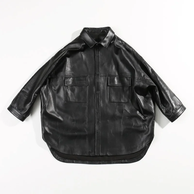 2023 Leather Jacket Genuine Leather Coats Sheepskin Autumn Women Fashion Clothes Ladies Streetwear Oversize Female Loose Jacket
2023 Leather Jacket Genuine Leather Coats Sheepskin Autumn Women Fashion Clothes Ladies Streetwear Oversize Female Loose Jacket