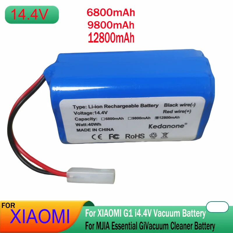 Suitable for Xiaomi G1 Mi Essential MJSTG1 robot vacuum cleaner 14.4V battery for MJA Essential Gi vacuum cleaner battery
Suitable for Xiaomi G1 Mi Essential MJSTG1 robot vacuum cleaner 14.4V battery for MJA Essential Gi vacuum cleaner battery