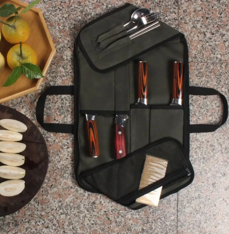 New Factory Kitchen Knife Storage Bag Camping Western Chef's Tool Kit Easy And Portable Handheld Knife Bag
New Factory Kitchen Knife Storage Bag Camping Western Chef's Tool Kit Easy And Portable Handheld Knife Bag