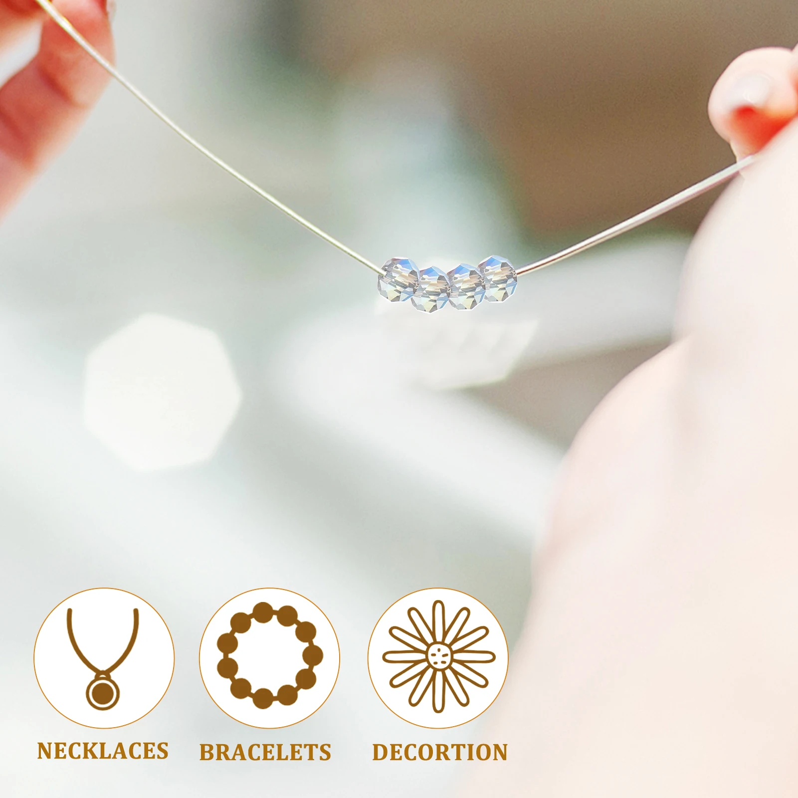 Round Glass Beads for Jewelry Making DIY Crafts Smooth Surface Spacer Charms Decorative Accessories Handcraft Bead
Round Glass Beads for Jewelry Making DIY Crafts Smooth Surface Spacer Charms Decorative Accessories Handcraft Bead