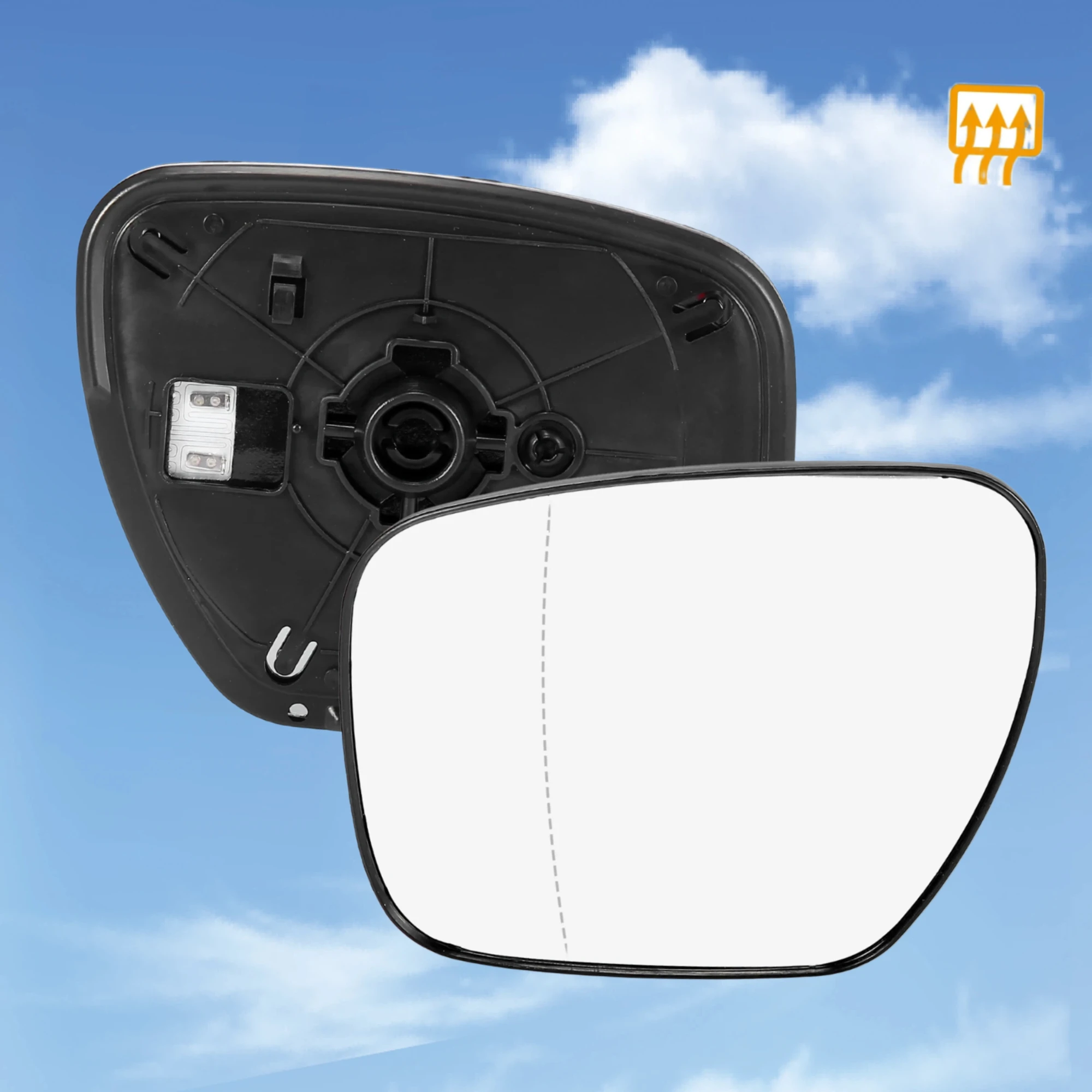 Car Rearview Mirror Glass Replacement with Backing Plate Heated Left Driver Side for Mazda 5 CX-7 for Mazda CX-9
Car Rearview Mirror Glass Replacement with Backing Plate Heated Left Driver Side for Mazda 5 CX-7 for Mazda CX-9