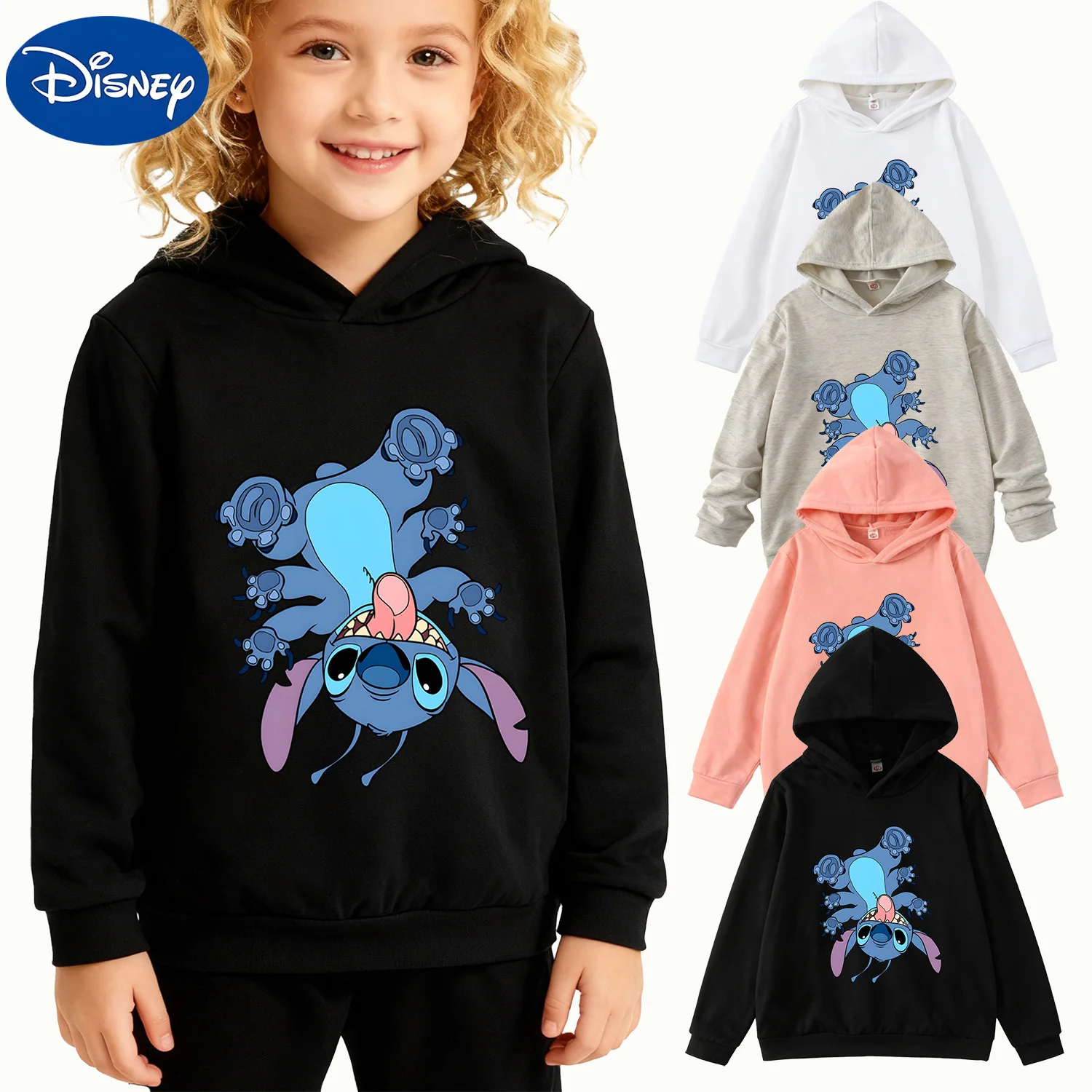 Детская толстовка с рисунком Disney Stitch Multi-Arm, черный пуловер с длинными рукавами
Детская толстовка с рисунком Disney Stitch Multi-Arm, черный пуловер с длинными рукавами