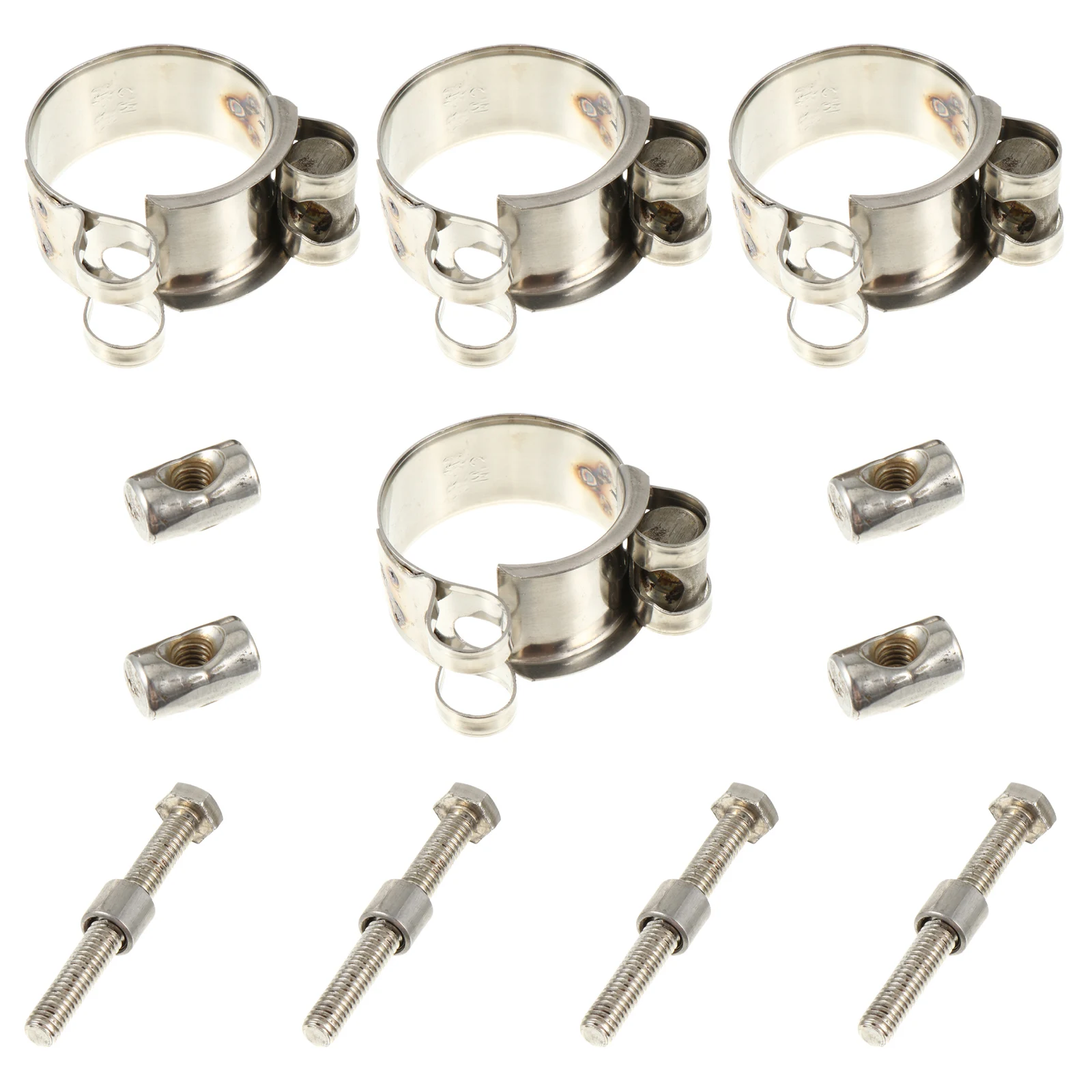 4 Pcs Clamps Stainless Steel Hoop Hose Pipe Heavy Duty Air Duct Buckle Silver Ear
4 Pcs Clamps Stainless Steel Hoop Hose Pipe Heavy Duty Air Duct Buckle Silver Ear