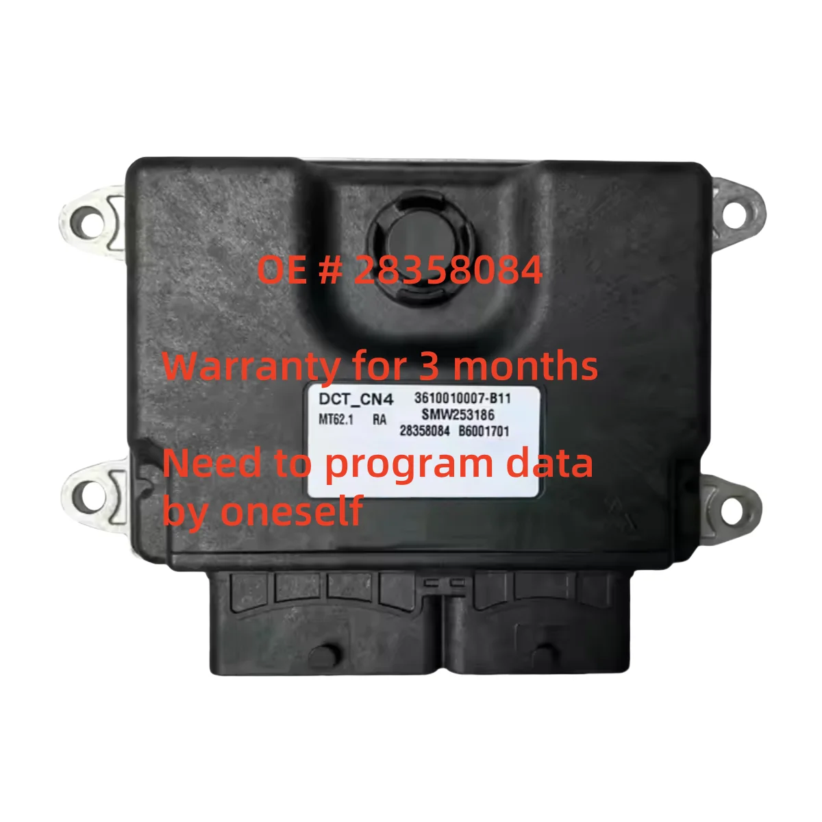 High quality MT62.1 B6001701 SMW253186 28358084 Engine Control Unit ECU ECM Electronic Module Computer
High quality MT62.1 B6001701 SMW253186 28358084 Engine Control Unit ECU ECM Electronic Module Computer