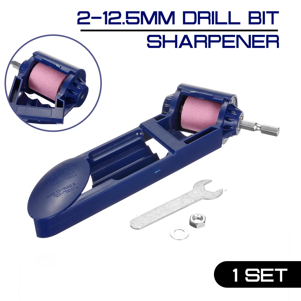 Grinding Wheel Drill Bit Sharpener 2-12.5mm Portable Corundum for Drill Polishing Grinder Tools for Drill Sharpener Power Tool
Grinding Wheel Drill Bit Sharpener 2-12.5mm Portable Corundum for Drill Polishing Grinder Tools for Drill Sharpener Power Tool