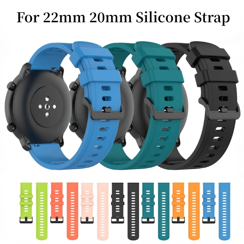 Ремешок силиконовый для Amazfit GTR/Stratos, оригинальный браслет для Samsung Galaxy Watch 3/Active 2/Huawei Watch 3, 22 мм 20 мм
Ремешок силиконовый для Amazfit GTR/Stratos, оригинальный браслет для Samsung Galaxy Watch 3/Active 2/Huawei Watch 3, 22 мм 20 мм