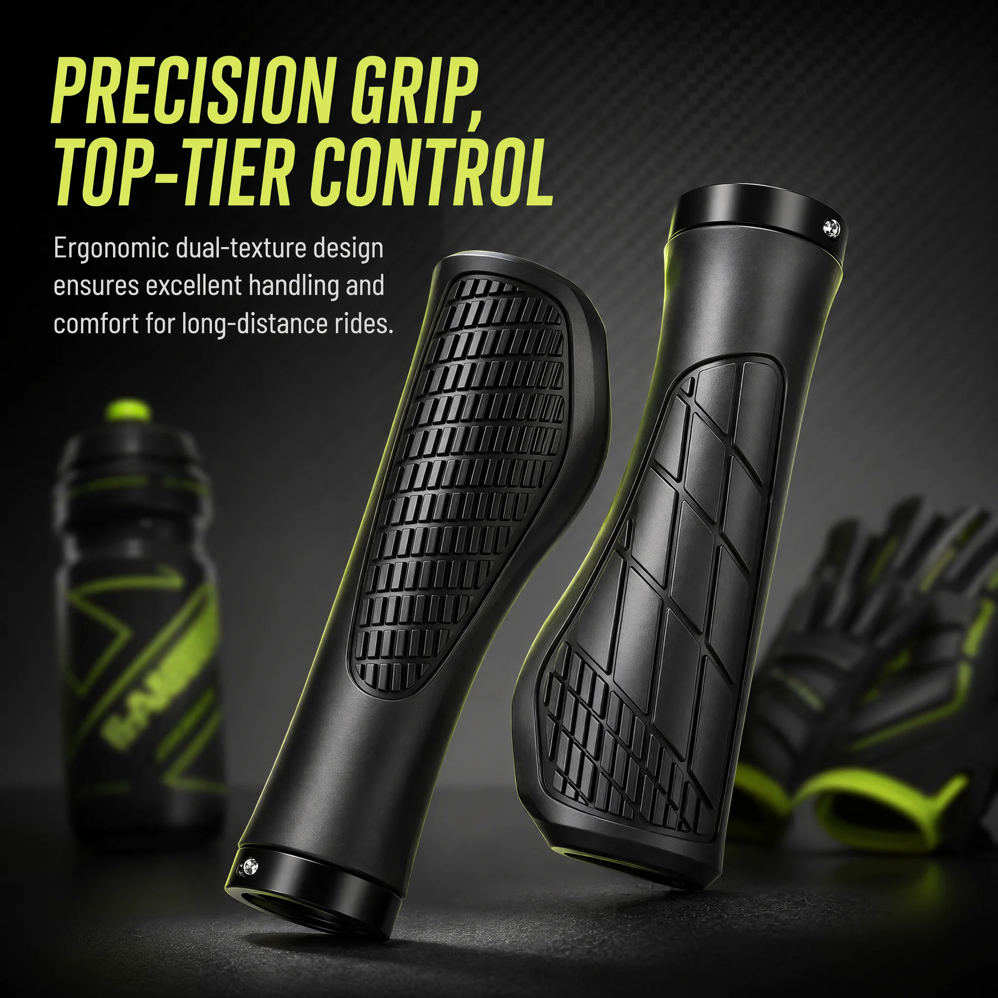 Bike Grips Rubber Mountain Bike Handlebar Cover Cuffs Shock Absorber Anti Slip Bike Handles Grip MTB Cuffs Bike Handle Fist Part
Bike Grips Rubber Mountain Bike Handlebar Cover Cuffs Shock Absorber Anti Slip Bike Handles Grip MTB Cuffs Bike Handle Fist Part