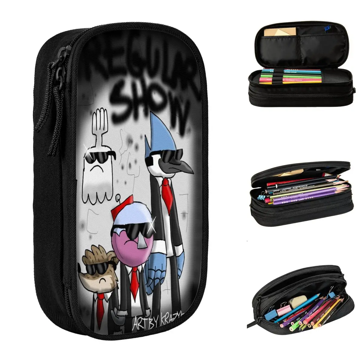 Пенал большой емкости Mordecai And The Rigbys, школьные принадлежности, двухслойная сумка-карандаш для девочек, косметичка, удивительный подарок
Пенал большой емкости Mordecai And The Rigbys, школьные принадлежности, двухслойная сумка-карандаш для девочек, косметичка, удивительный подарок