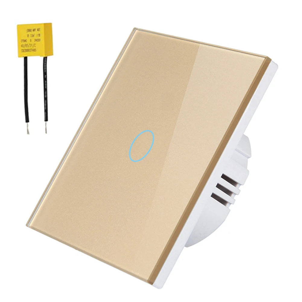 Touch Control WiFi Smart Light Switch 1 Gang Designed for Tuya App Integration and Voice Assistant Compatibility
Touch Control WiFi Smart Light Switch 1 Gang Designed for Tuya App Integration and Voice Assistant Compatibility