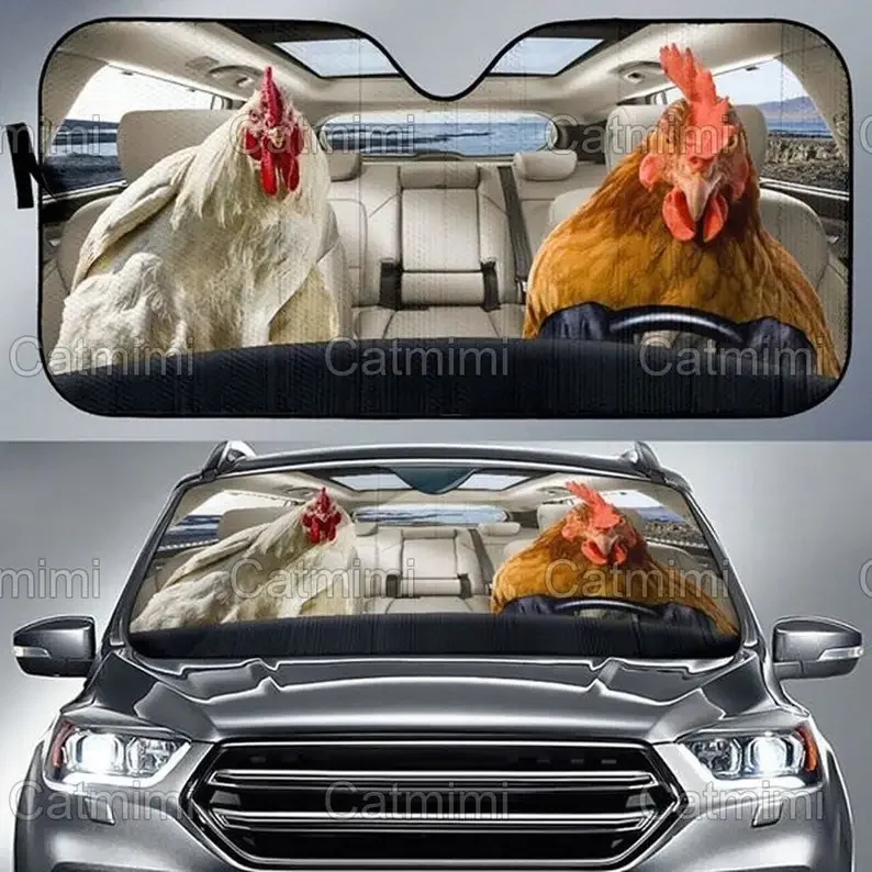 Rooster Car Sun Shade, Chicken Auto Sun Shade , Funny Chicken Sun Shade, Chicken Car Decor, Car Sun Protector, Farm Gift MCL0120
Rooster Car Sun Shade, Chicken Auto Sun Shade , Funny Chicken Sun Shade, Chicken Car Decor, Car Sun Protector, Farm Gift MCL0120
