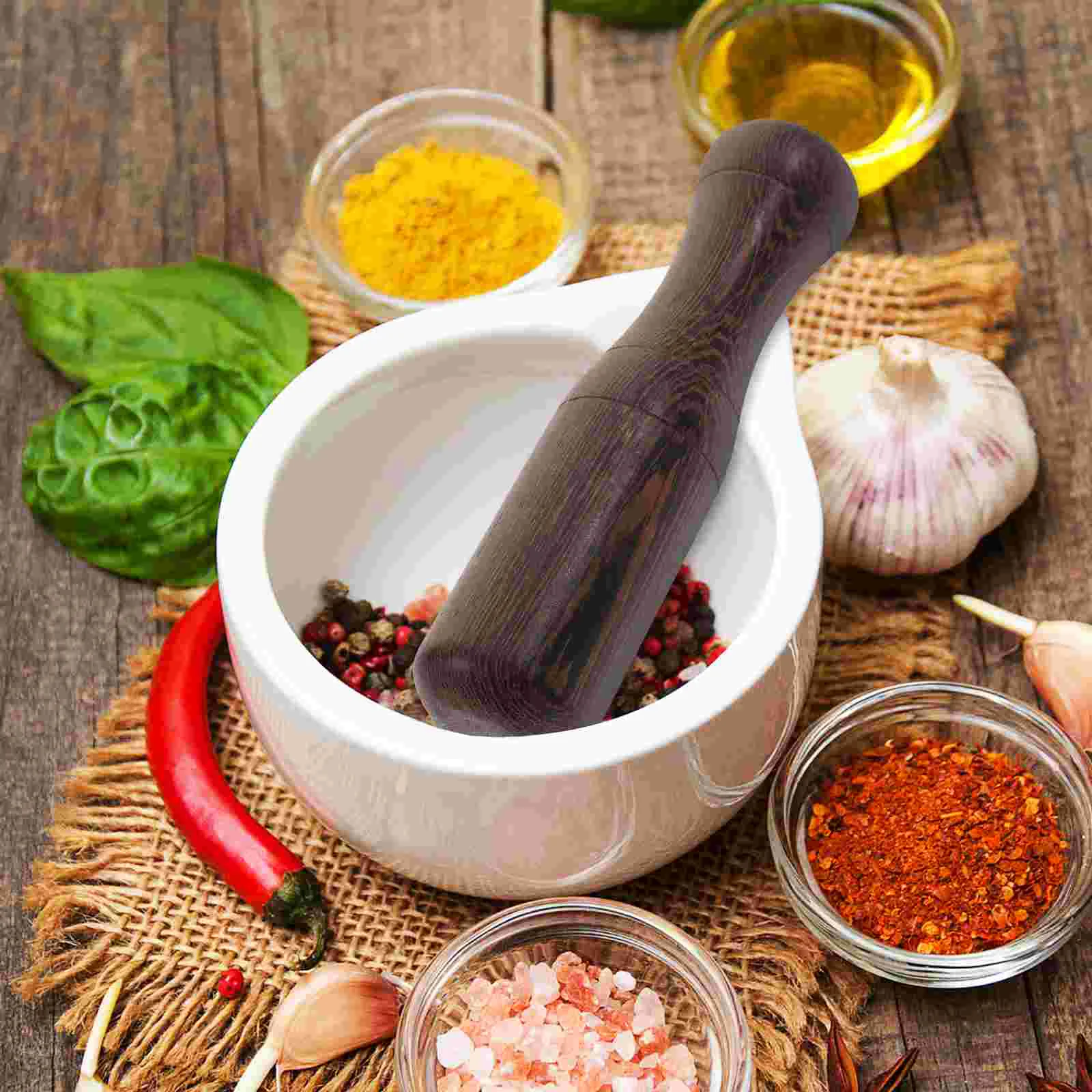 Stirrers Pedestal Stick Grinder Kitchen Utensils Set Spice Grinding Rod Garlic
Stirrers Pedestal Stick Grinder Kitchen Utensils Set Spice Grinding Rod Garlic