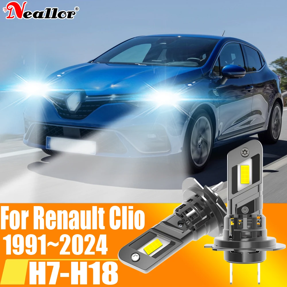 2x High Power H7 Led Headlight Canbus No Error H18 Car Bulb 6000K White Light Moto Diode Lamp 12v 55w For Renault Clio 1991~2024
2x High Power H7 Led Headlight Canbus No Error H18 Car Bulb 6000K White Light Moto Diode Lamp 12v 55w For Renault Clio 1991~2024