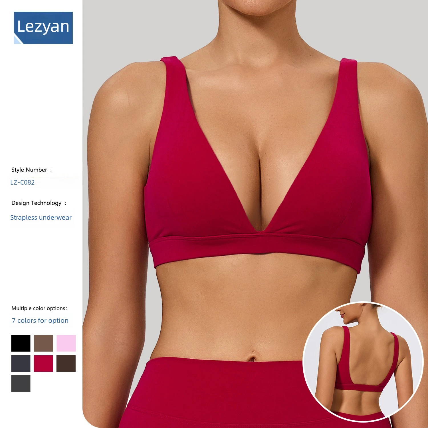 Lezyan Sexy Skinny Yoga Bra Beauty Back Underwear Versatile Fitness Gym Underwear Sports Bra for Women Gym
Lezyan Sexy Skinny Yoga Bra Beauty Back Underwear Versatile Fitness Gym Underwear Sports Bra for Women Gym
