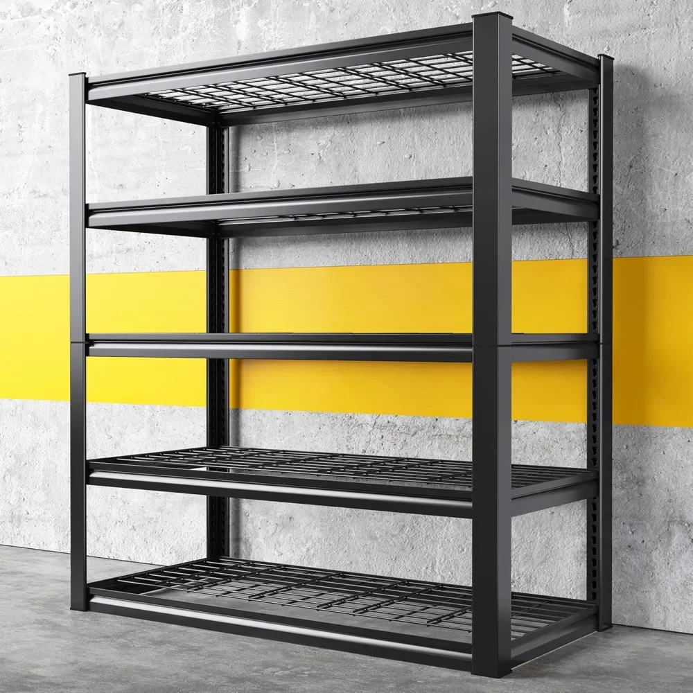 Garage Shelving 3000LBS, Heavy Duty Storage Shelves, Adjustable Industrial Metal Shelving Unit for Garage, Basement, Pantry
Garage Shelving 3000LBS, Heavy Duty Storage Shelves, Adjustable Industrial Metal Shelving Unit for Garage, Basement, Pantry