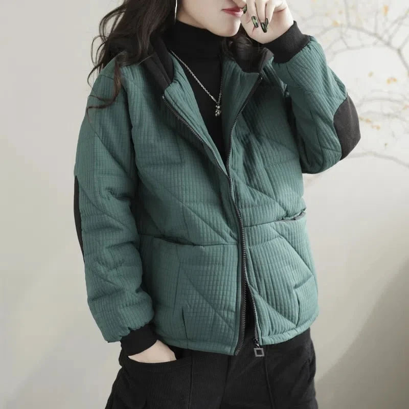 Down Cotton Jacket Women Autumn Winter 2023 New Cotton Coat With Fashionable Casual Loose Fitting Versatile Retro Parkas Womens
Down Cotton Jacket Women Autumn Winter 2023 New Cotton Coat With Fashionable Casual Loose Fitting Versatile Retro Parkas Womens