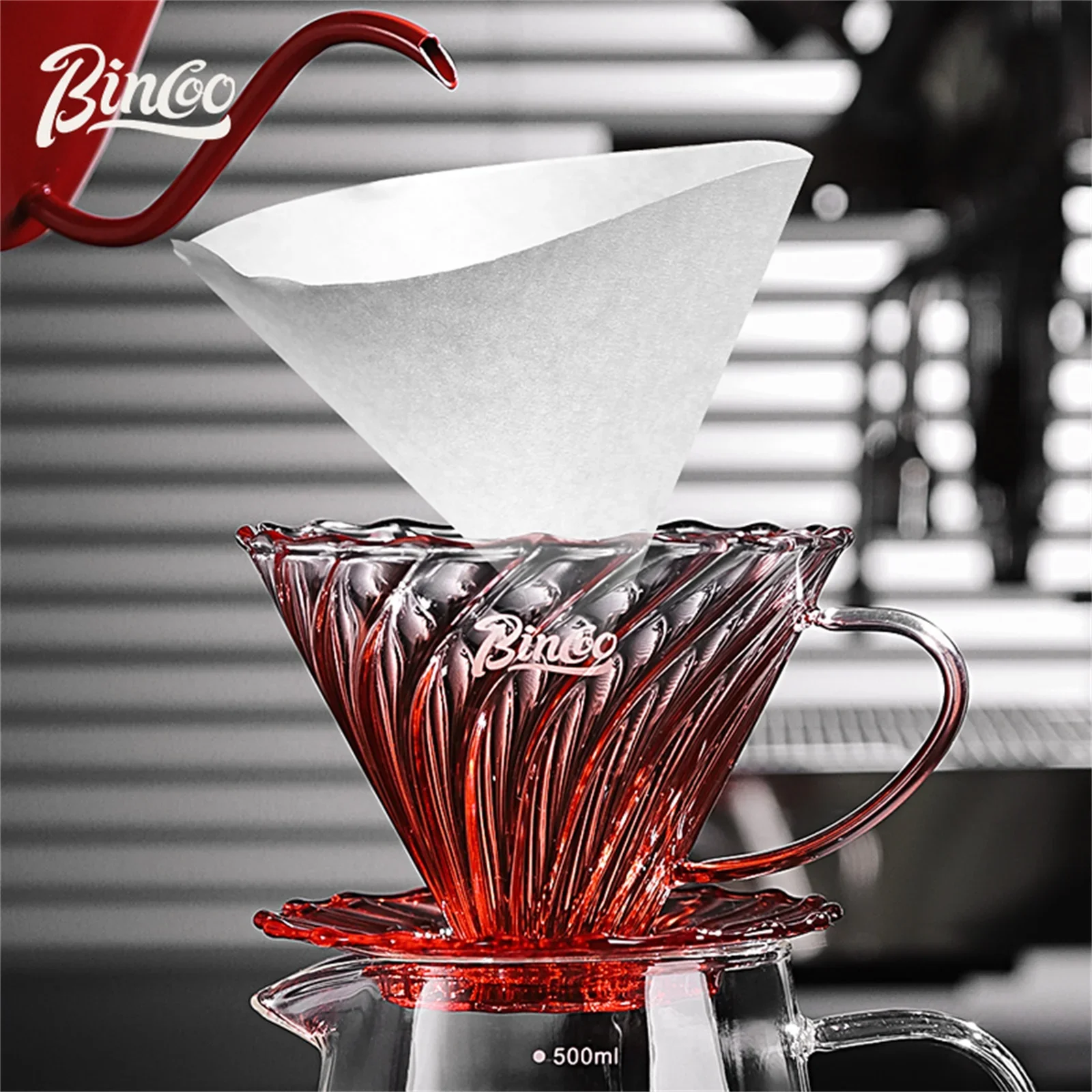 Bincoo 500ml Pour Over Coffee Dripper Coffee Pot Set Espresso Kettle Brewing Cup Octagonal Coffee Pot Reusable Filter Funnel Set
Bincoo 500ml Pour Over Coffee Dripper Coffee Pot Set Espresso Kettle Brewing Cup Octagonal Coffee Pot Reusable Filter Funnel Set