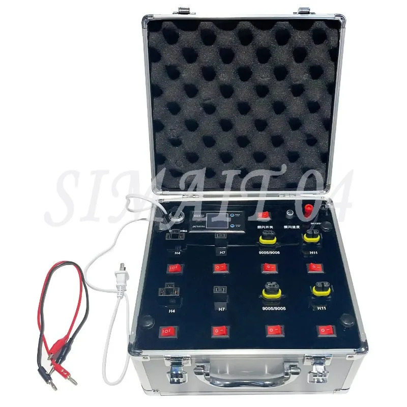 Power Current Tester Sensor Lamp LED Lens Parameters Mobile Display Stand Power Test Box
Power Current Tester Sensor Lamp LED Lens Parameters Mobile Display Stand Power Test Box