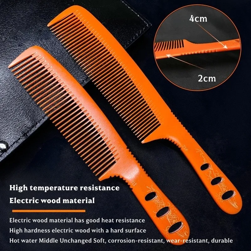 Hairdressing Anti Static Electricity Wood Comb Men Hair Cutting Flat Head Comb Stylist Specific Oil Head Comb Barber Shop Tools
Hairdressing Anti Static Electricity Wood Comb Men Hair Cutting Flat Head Comb Stylist Specific Oil Head Comb Barber Shop Tools