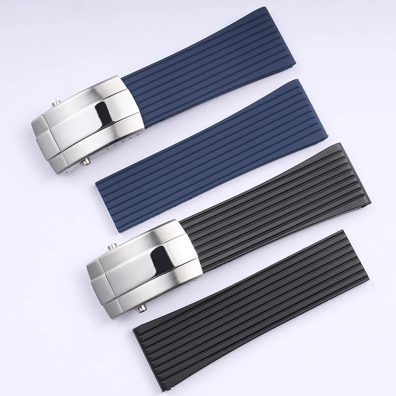 24mm black blue soft waterproof rubber watchband for Breitling silicone watch strap wrist bracelet tape deployment clasp
24mm black blue soft waterproof rubber watchband for Breitling silicone watch strap wrist bracelet tape deployment clasp