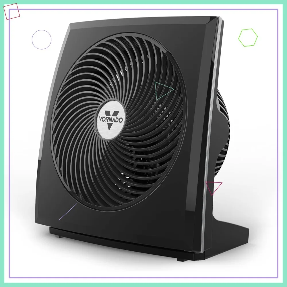 Whole Room Air Circulator Fan, 3 Speeds, 90° Tilt, Deep Pitched Blades, Vortex Technology, Black for Bedroom Office Home
Whole Room Air Circulator Fan, 3 Speeds, 90° Tilt, Deep Pitched Blades, Vortex Technology, Black for Bedroom Office Home