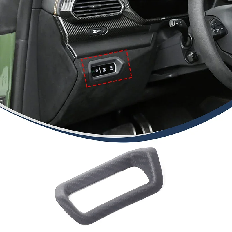 For Lamborghini URUS 2018-2023 headlight switch frame Car headlight switch button decorative frame True carbon fiber (matte)
For Lamborghini URUS 2018-2023 headlight switch frame Car headlight switch button decorative frame True carbon fiber (matte)