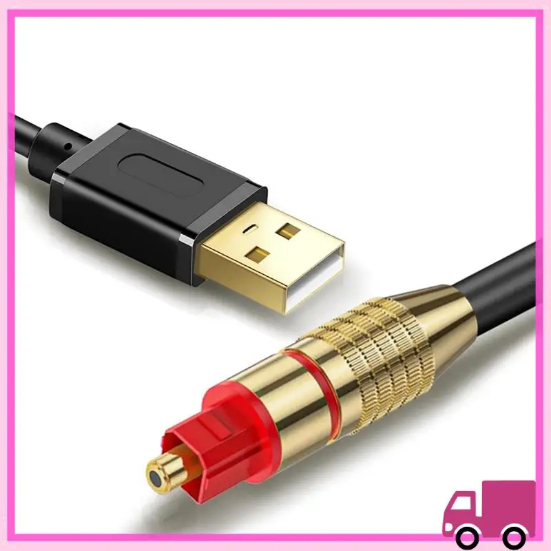 Compact USB To Optical Audio Adapter USB To Optical Cable USB To Optical Audio Converter Cable USB A To SPDIF Port Adapter
Compact USB To Optical Audio Adapter USB To Optical Cable USB To Optical Audio Converter Cable USB A To SPDIF Port Adapter