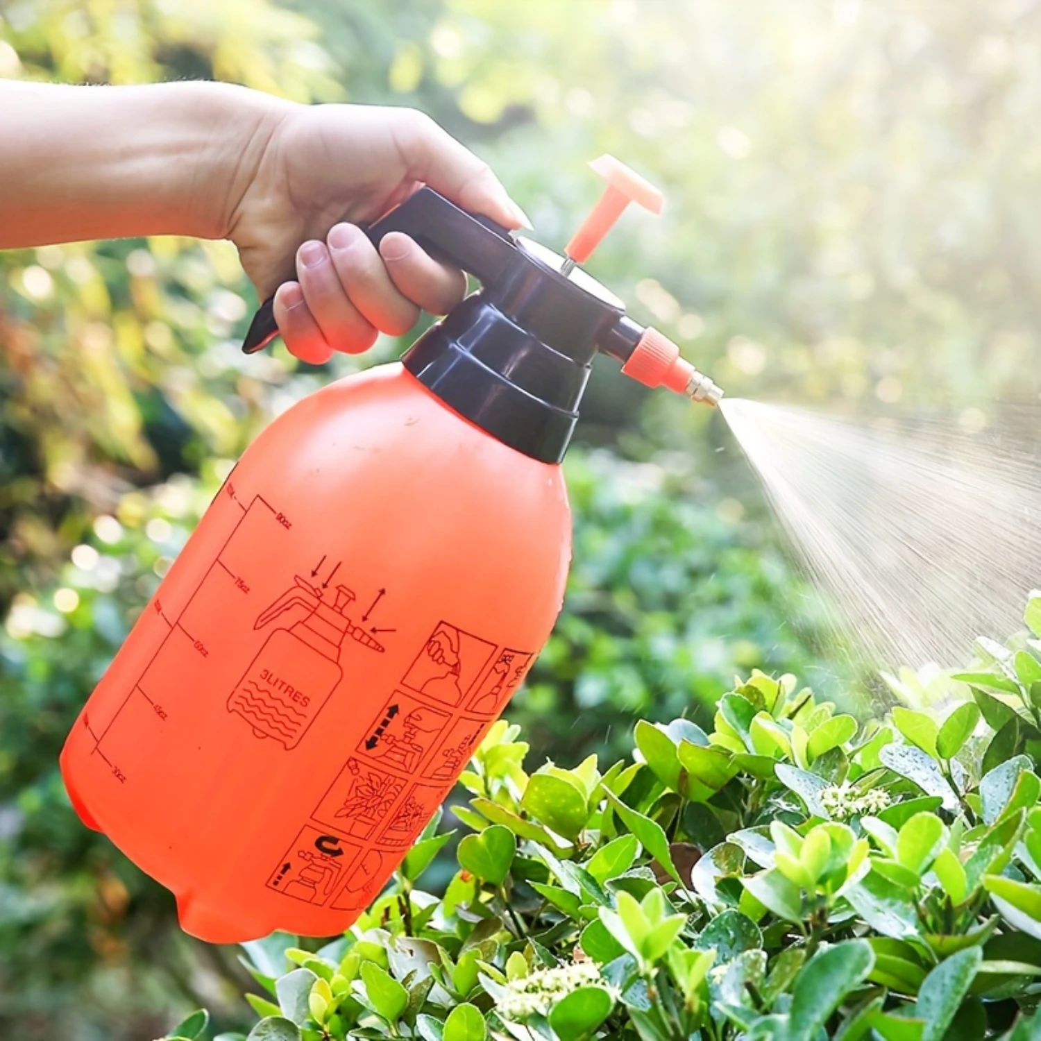 Handheld Pressure Spray Bottle For Gardening - Durable Plastic, Multi-Component Watering Can With Nozzle For Flowers & Plants
Handheld Pressure Spray Bottle For Gardening - Durable Plastic, Multi-Component Watering Can With Nozzle For Flowers & Plants