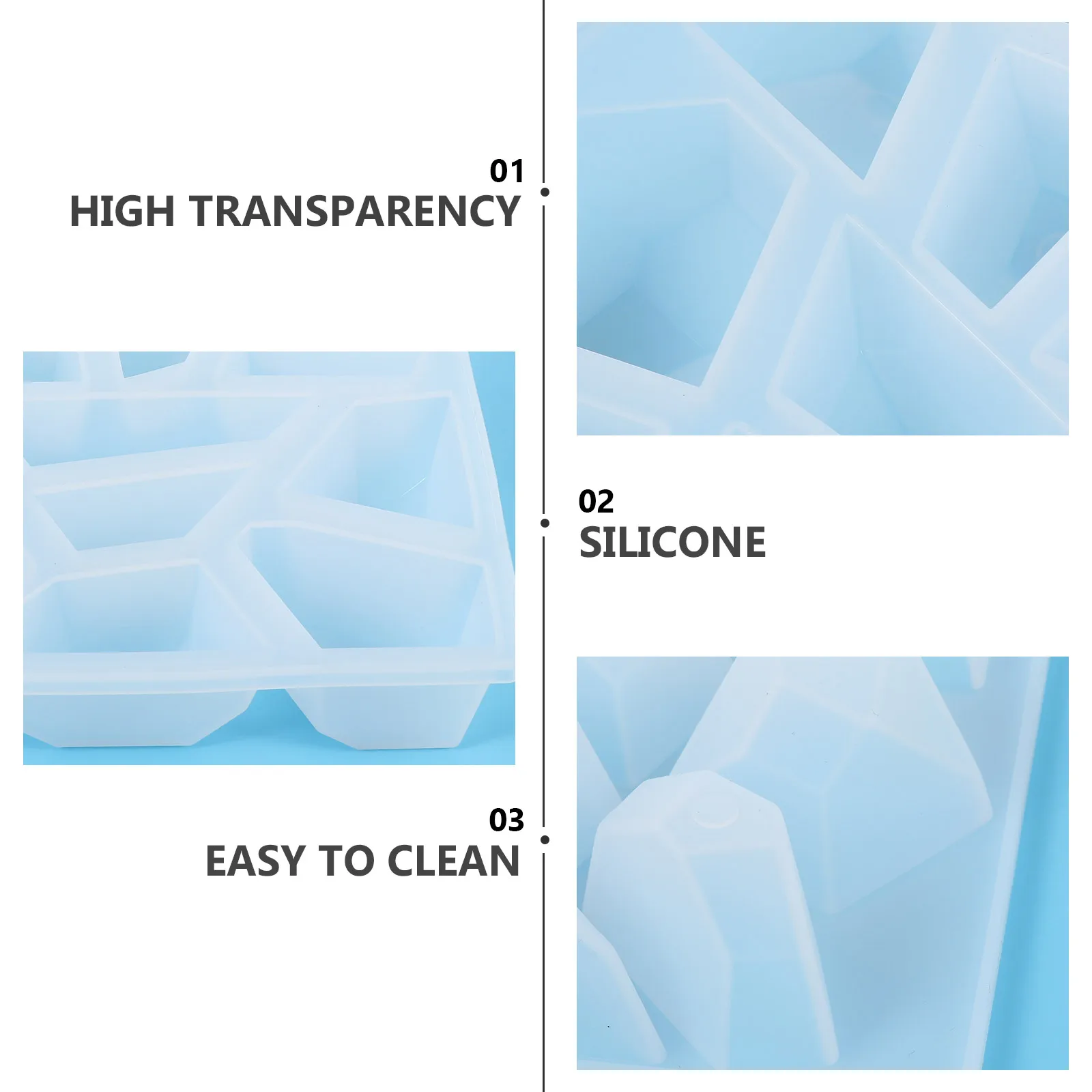 Silicone DIY Mould Irregular Stones Epoxy Resin Craft Accessories Flexible Smooth Interior No Extra Trimming Needed
Silicone DIY Mould Irregular Stones Epoxy Resin Craft Accessories Flexible Smooth Interior No Extra Trimming Needed