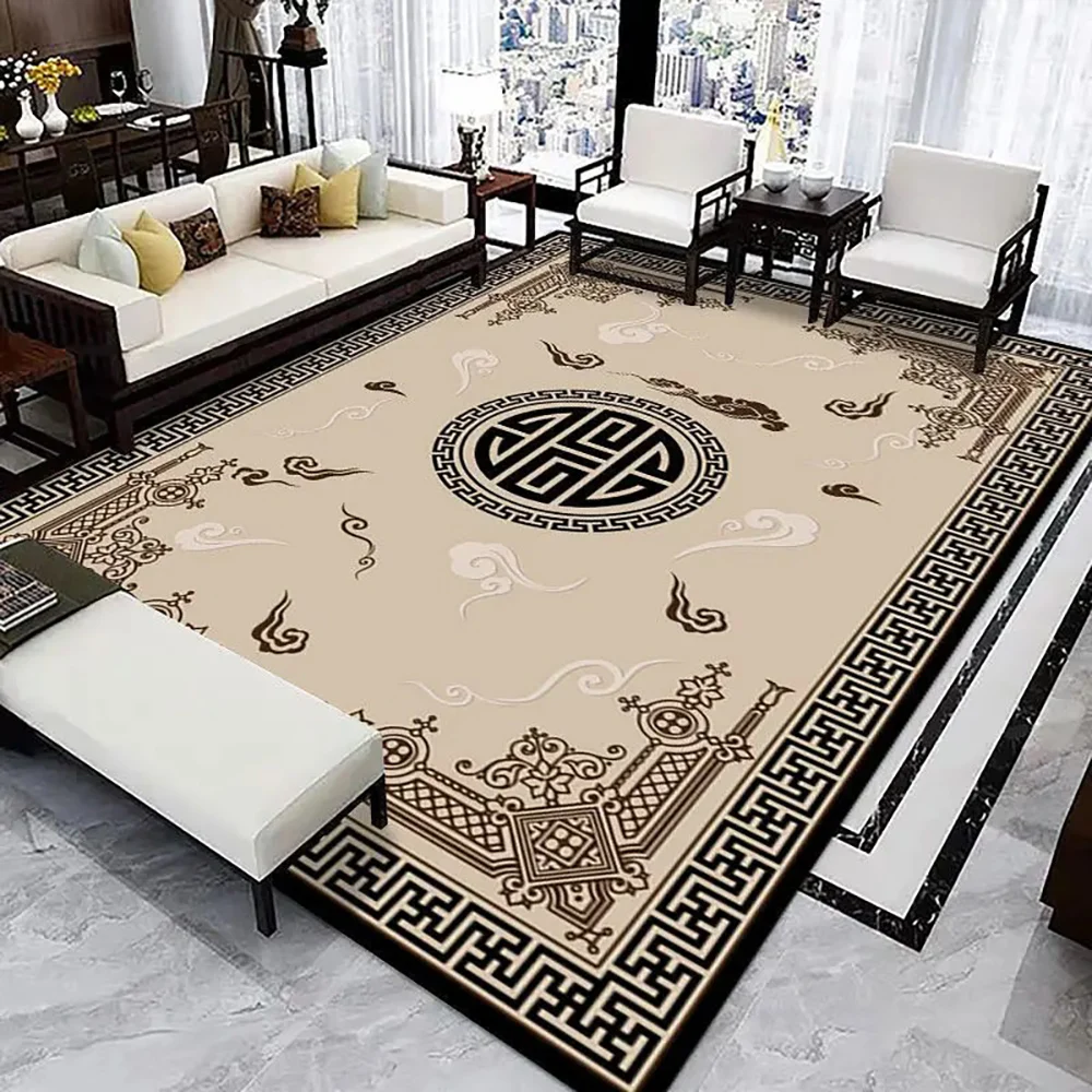VIKAMA Loop Pile Chinese Style Rug - Durable Stain-Resistant Carpet for Bedroom Living Room Home Decor Easy Clean Non-Slip
VIKAMA Loop Pile Chinese Style Rug - Durable Stain-Resistant Carpet for Bedroom Living Room Home Decor Easy Clean Non-Slip