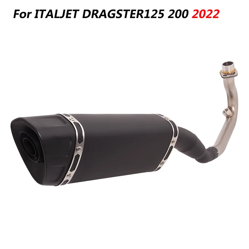 Slip On Motorcycle Middle Link Pipe And Muffler Stainless Steel Exhaust System For ITALJET DRAGSTER125 200 2022
Slip On Motorcycle Middle Link Pipe And Muffler Stainless Steel Exhaust System For ITALJET DRAGSTER125 200 2022