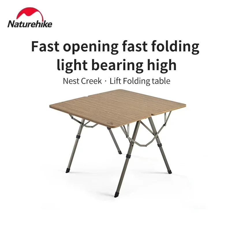 Naturehike Outdoor Folding Table Scalable Height Picnic BBQ Aluminium Alloy Camping Portable Tea Table Bearing Weight 50kg
Naturehike Outdoor Folding Table Scalable Height Picnic BBQ Aluminium Alloy Camping Portable Tea Table Bearing Weight 50kg
