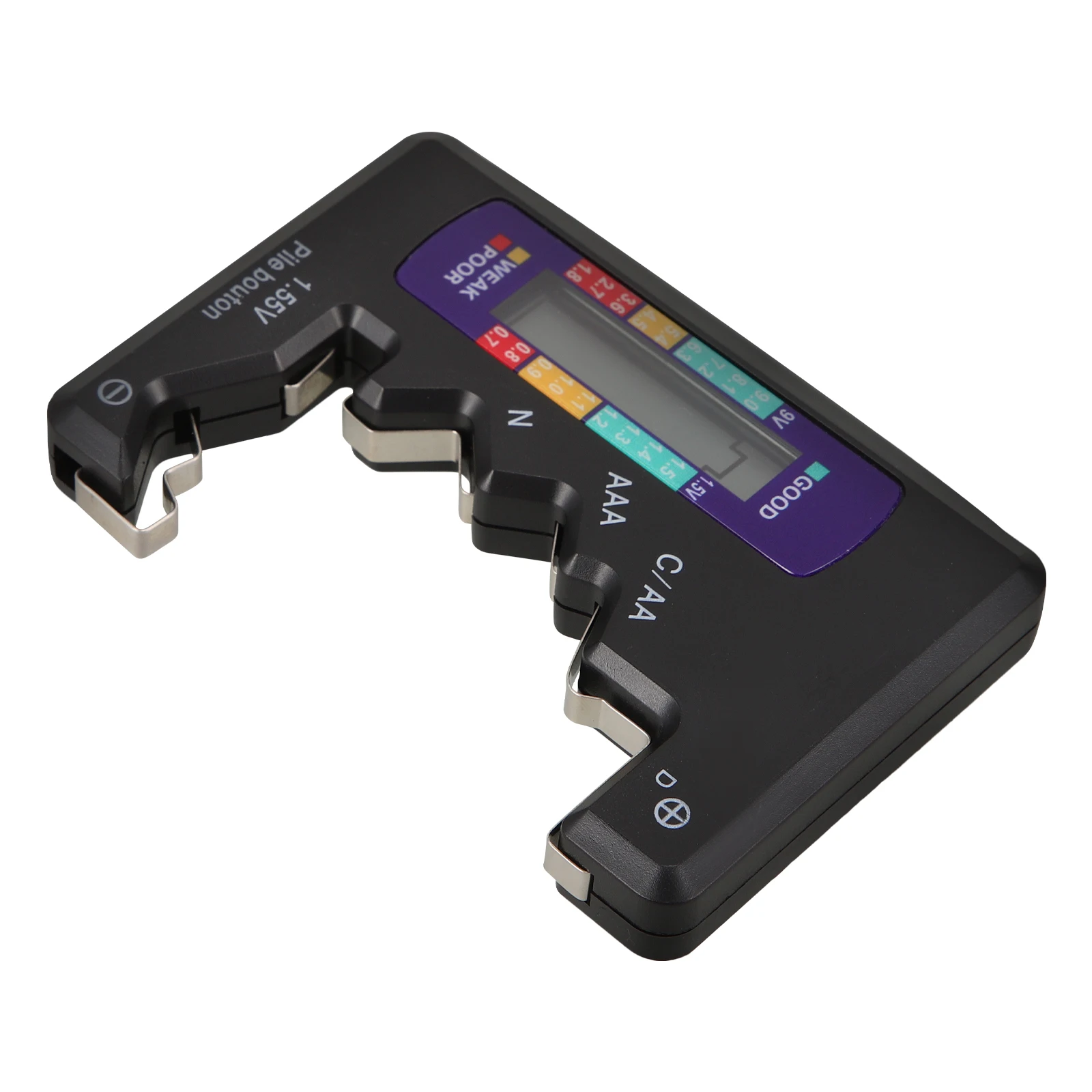 Level Digital Tester for 1 5V 9V Voltage AA AAA Batteries Checking Tool Portable Checker
Level Digital Tester for 1 5V 9V Voltage AA AAA Batteries Checking Tool Portable Checker