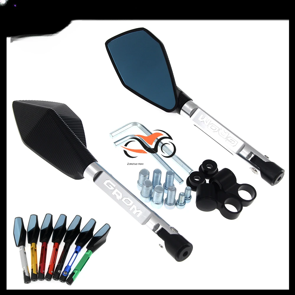 Aluminum Motorcycle Handlebar Rear View Mirrors Anti-glare Mirror for HONDA GROM MSX125 MSX 125 2014-2018 2015 2016 2017
Aluminum Motorcycle Handlebar Rear View Mirrors Anti-glare Mirror for HONDA GROM MSX125 MSX 125 2014-2018 2015 2016 2017