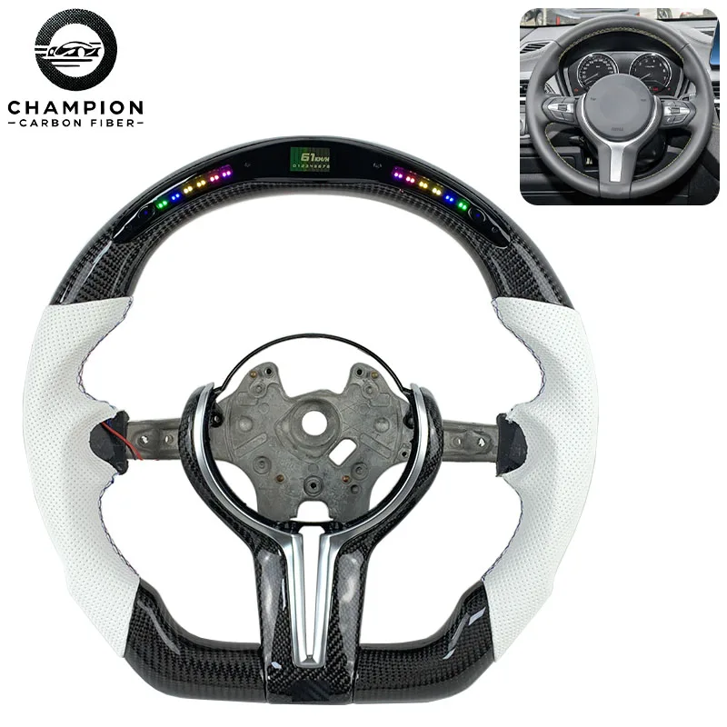 Для BMW рулевое колесо из углеродного волокна, светодиодный дисплей, автомобильные аксессуары для интерьера X6 X5 X4 X2 F20 F30 F31 F32 F80 F22 F23 F10
Для BMW рулевое колесо из углеродного волокна, светодиодный дисплей, автомобильные аксессуары для интерьера X6 X5 X4 X2 F20 F30 F31 F32 F80 F22 F23 F10