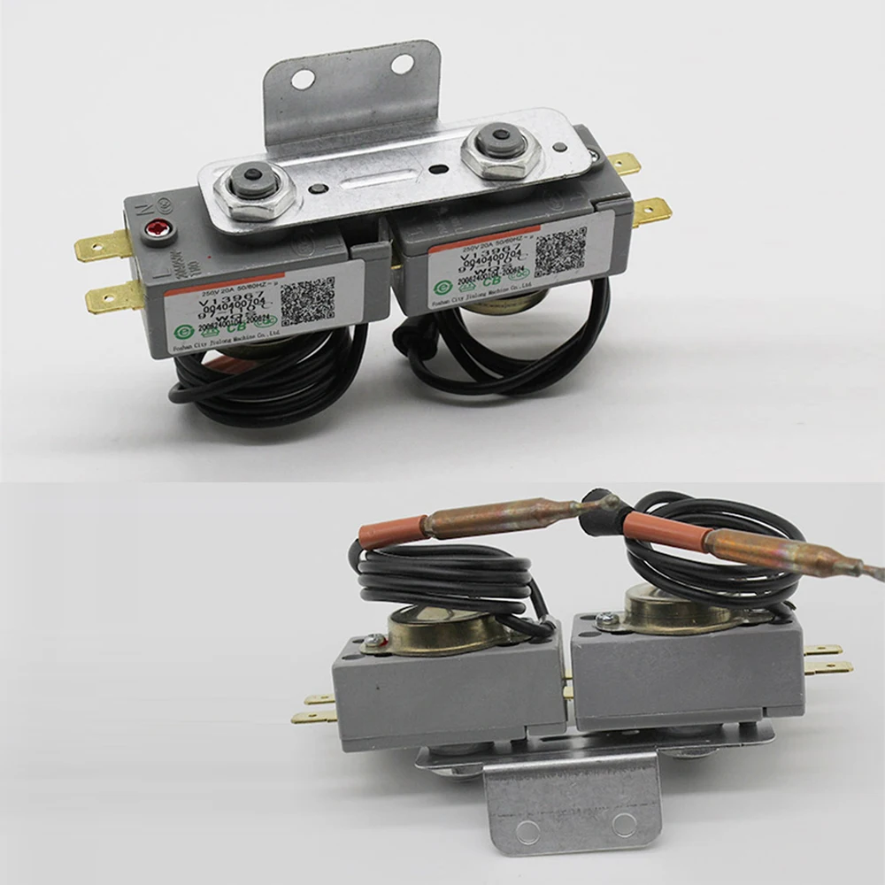 Dual Probe Thermostat Thermal Protector V13967 0040400704 Hand Reset Switch Temp Limiter 97-110℃ 250V 20A For Haier Water Heater
Dual Probe Thermostat Thermal Protector V13967 0040400704 Hand Reset Switch Temp Limiter 97-110℃ 250V 20A For Haier Water Heater