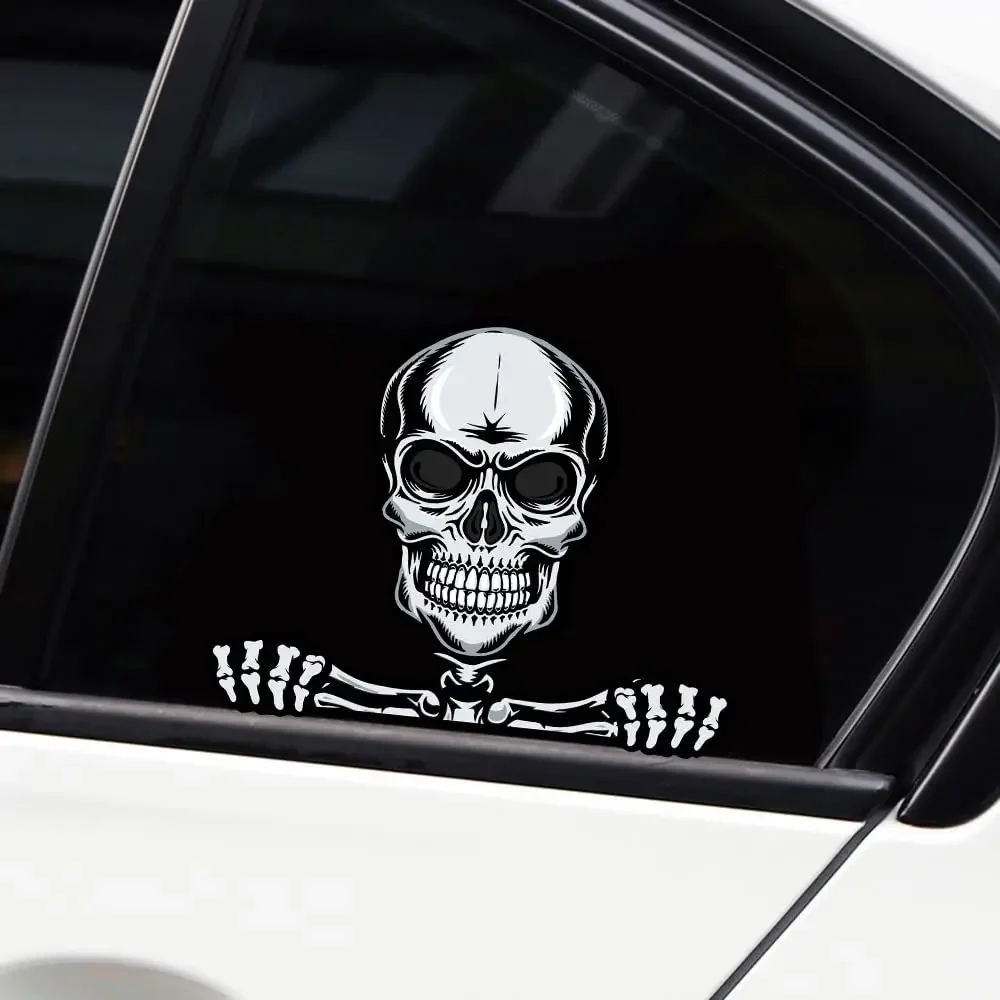1pc Horror Skeleton Car Sticker, Funny Peeking Decal For Car, Window, Bumper, Waterproof Vinyl Car Sticker
1pc Horror Skeleton Car Sticker, Funny Peeking Decal For Car, Window, Bumper, Waterproof Vinyl Car Sticker
