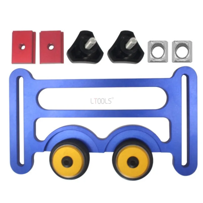 Bearing Rolling Carpenter Table Saw Press Material Wheel Press Material Feeder with Feather Board Safety Auxiliary Tool Durable
Bearing Rolling Carpenter Table Saw Press Material Wheel Press Material Feeder with Feather Board Safety Auxiliary Tool Durable