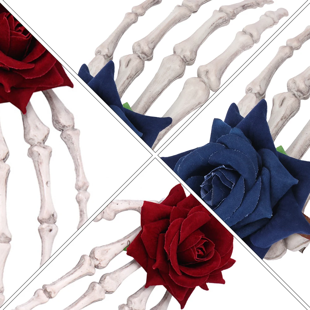 2Pcs Hand Bone Rose Hair Clips Punk Style Strong Hair Supplies Unique Hair Jewelry Red
2Pcs Hand Bone Rose Hair Clips Punk Style Strong Hair Supplies Unique Hair Jewelry Red