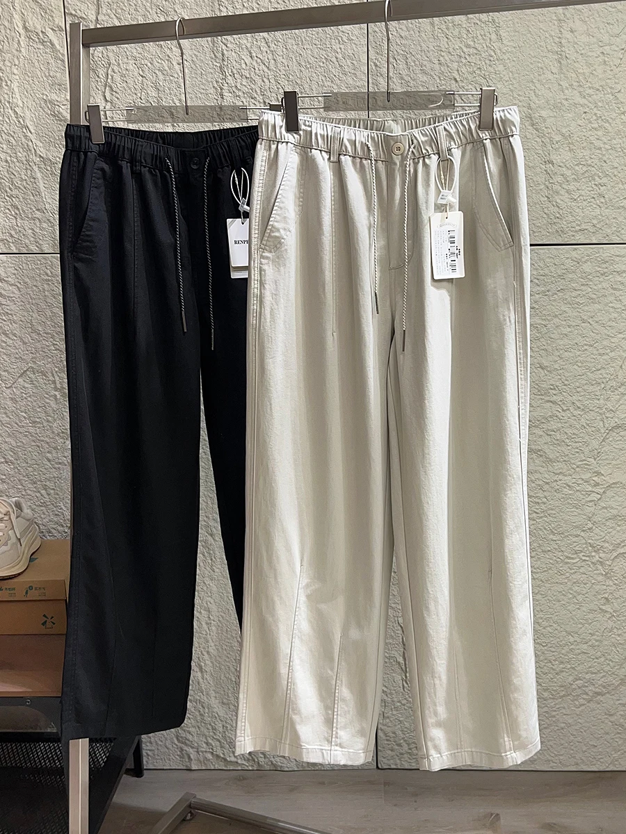 Comfortable Japanese Style Men's Casual Pants Elastic Waist Straight Leg Workwear Spring Fashion Urban Style Breathable Skin-...
Comfortable Japanese Style Men's Casual Pants Elastic Waist Straight Leg Workwear Spring Fashion Urban Style Breathable Skin-...